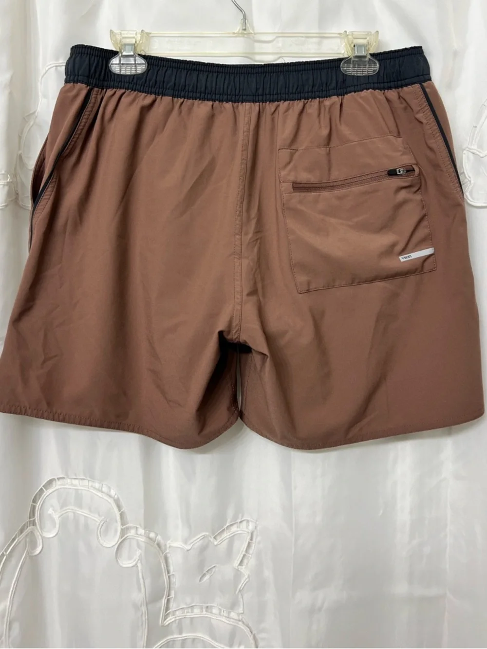 Vuori Trail Shorts Large Terracotta Brown Athletic Running Training Lined V341